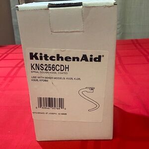KitchenAid Coated Spiral Dough Hook - White NIB